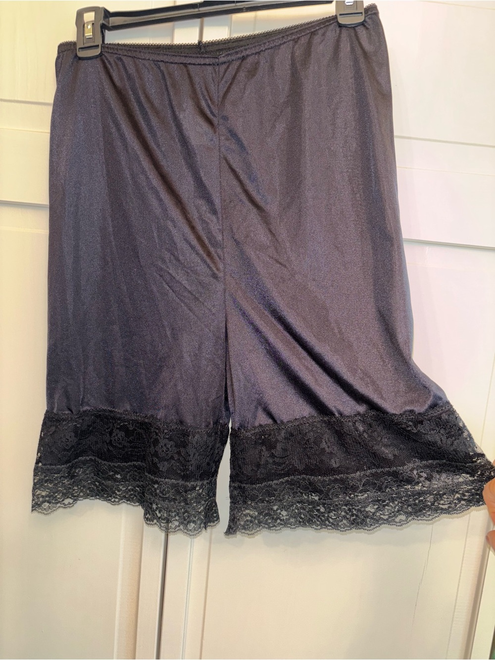 Vintage nylon black pettipants bloomers by MMI